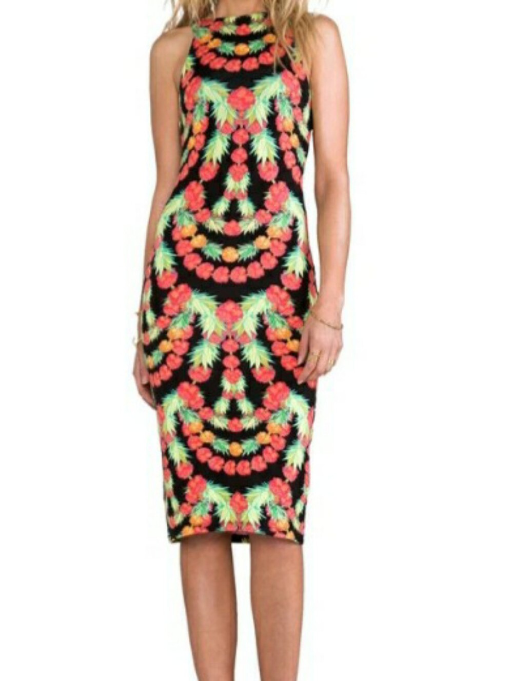 New Tags MARA HOFFMAN swim Tropical Print Dress S